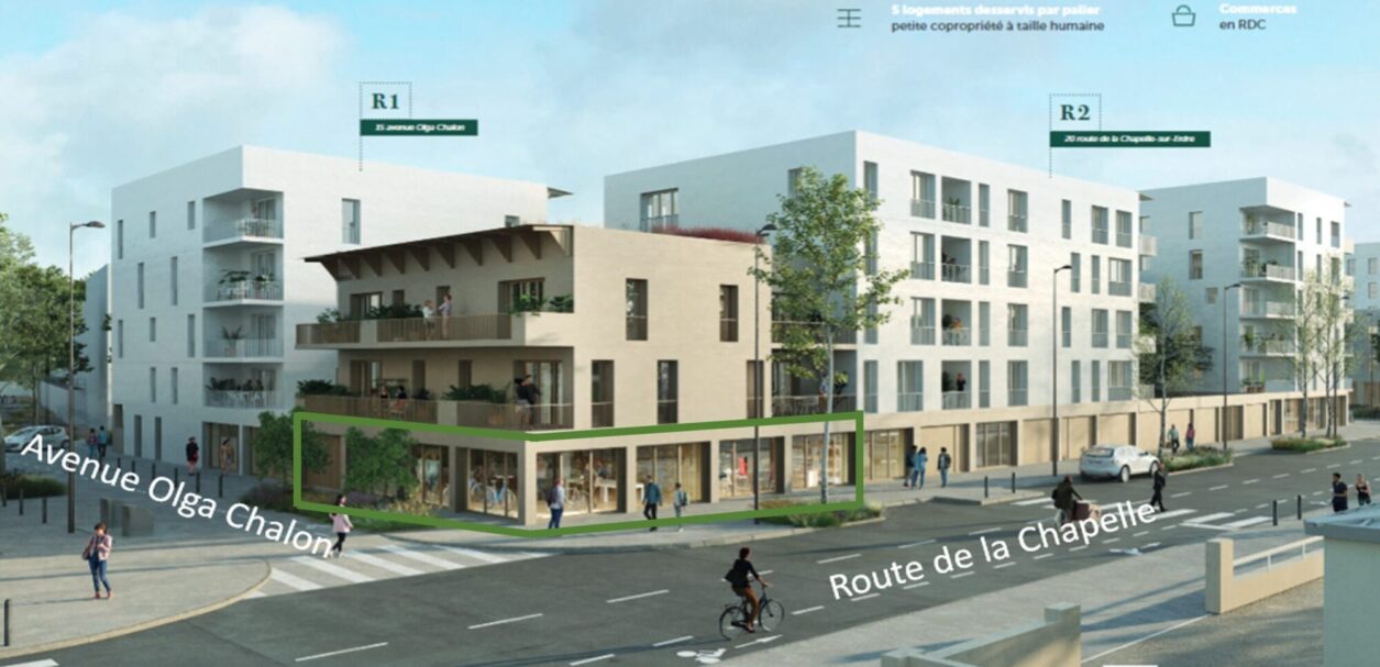 LOCAUX de 116 à 228 m² – Rte de la Chapelle-sur-Erdre à NANTES