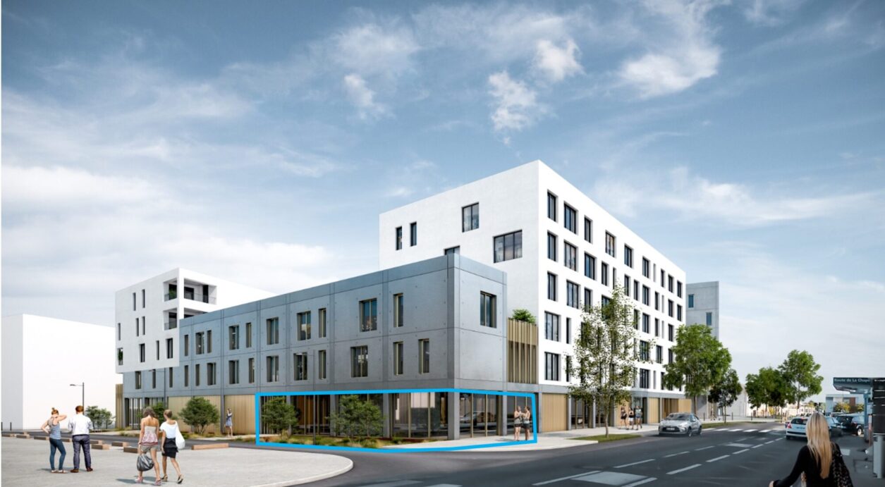 Local commercial de 108 m² – RTE DE RENNES À NANTES