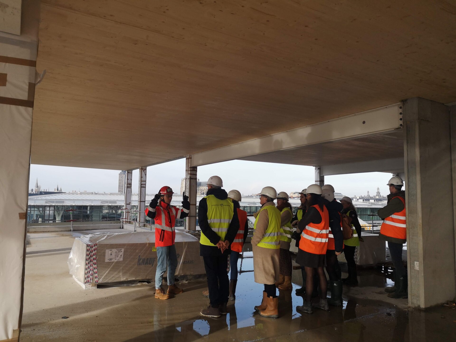 Visite de chantier Le Carrousel à Nantes Bati Nantes